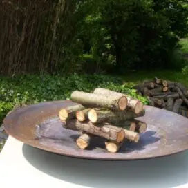 Corten Steel Curved Fire Pit | Made in Britain | 6 sizes