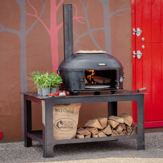 Firepits UK Dome Pizza Oven on stand