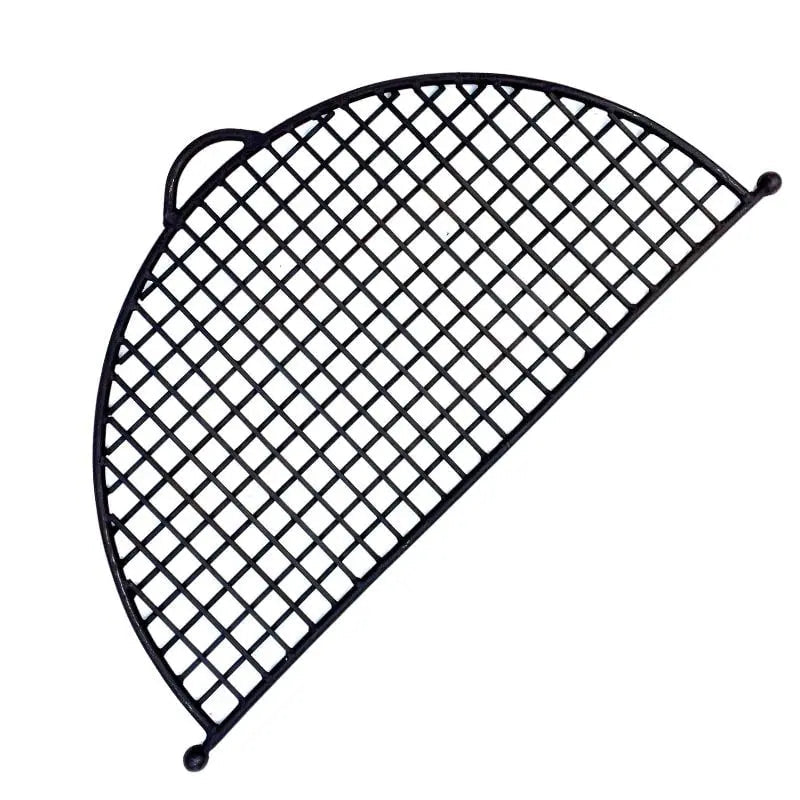 Firepits UK half moon mesh BBQ rack