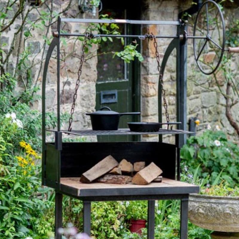 Firepits UK Katherine Wheel BBQ close-up