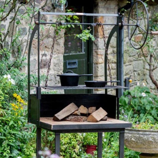 Firepits UK Katherine Wheel BBQ close-up