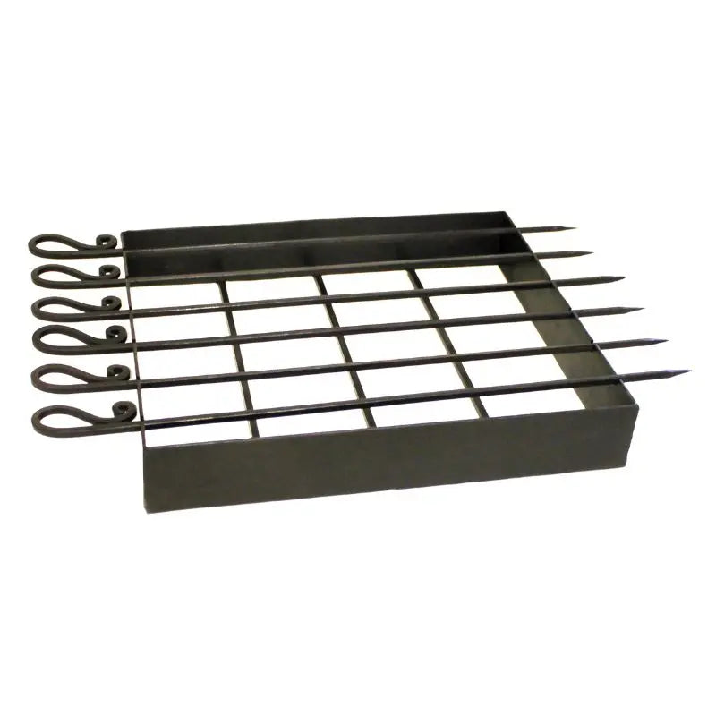 Firepits UK kebab rack for fire pit grilling