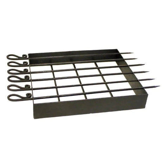 Firepits UK kebab rack for fire pit grilling