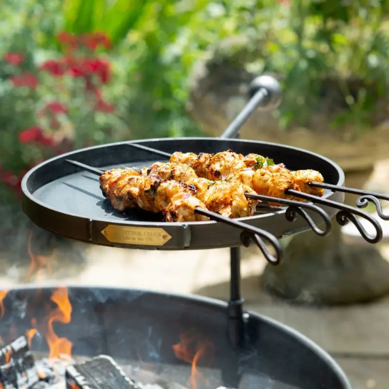 Firepits UK warming swing arm BBQ rack, alternate view 1