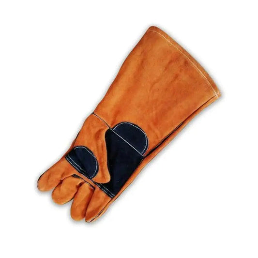 Fontana leather oven glove for pizza oven use