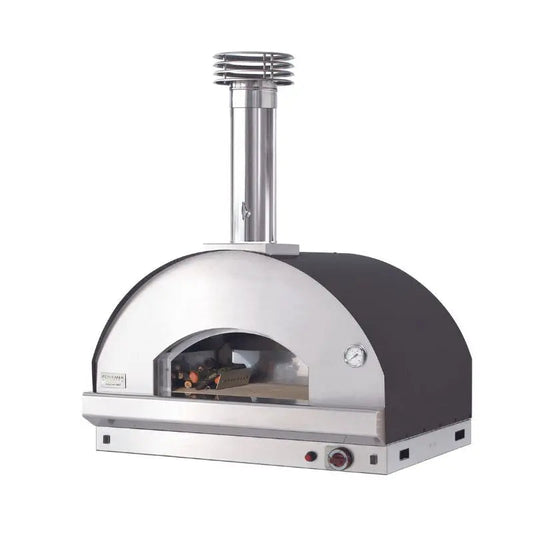 Fontana Mangiafuoco dual fuel countertop pizza oven in anthracite