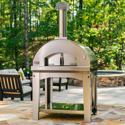 Fontana Mangiafuoco wood fired pizza oven, lifestyle shot 3
