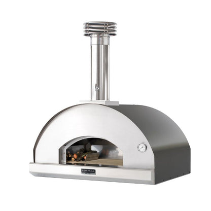 Fontana Mangiafuoco wood pizza oven in anthracite