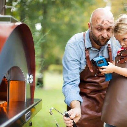 Fontana Margherita wood fired pizza oven, lifestyle shot 6
