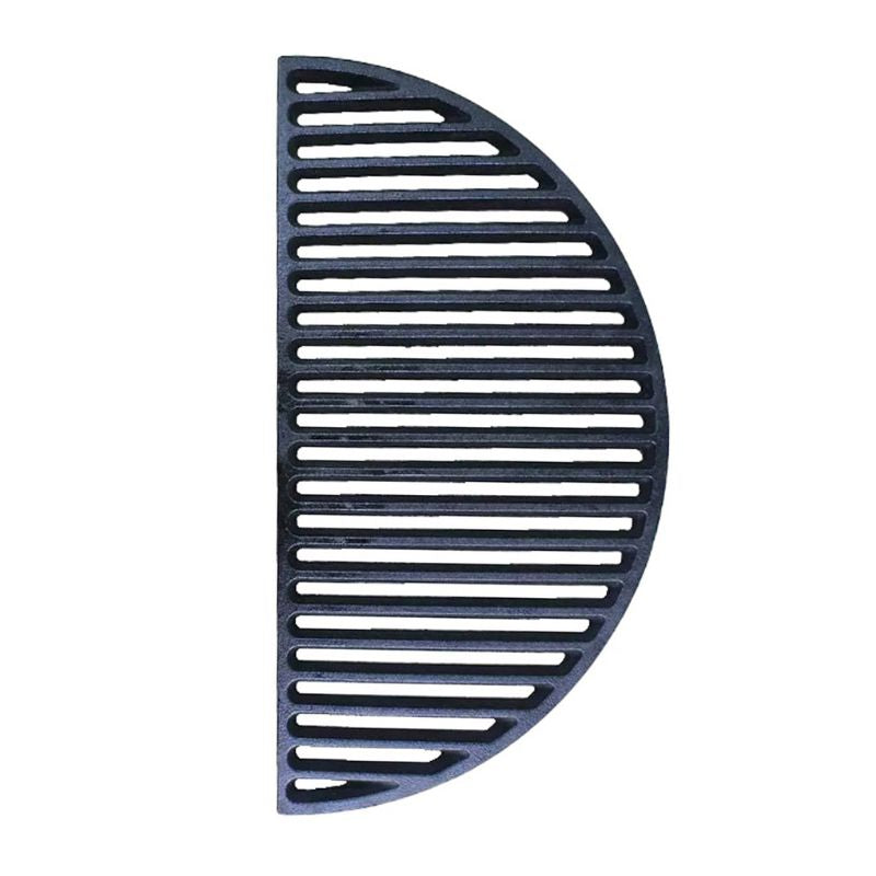 GRLLR half moon cast iron grill grid for Ember kamado