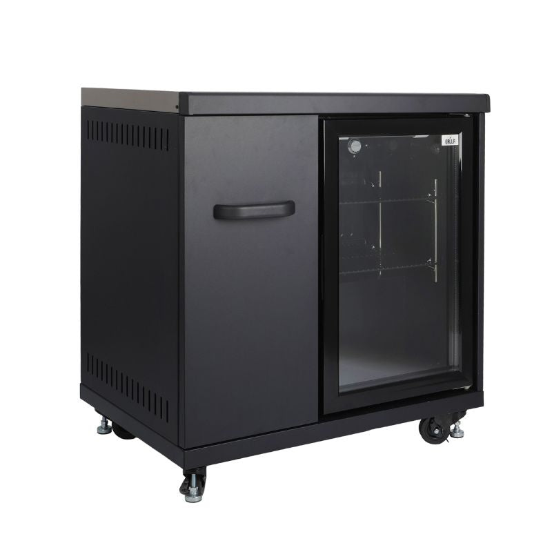 GRLLR Outdoor Kitchen - G5S 5 Burner BBQ, Fridge, Sink & Kamado Unit