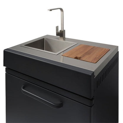 GRLLR Outdoor Kitchen - G5S 5 Burner BBQ, Fridge, Sink & Kamado Unit
