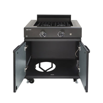 GRLLR Outdoor Kitchen with Stove, Fridge and Sink