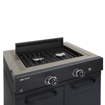 GRLLR Outdoor Kitchen with Stove, Fridge and Sink
