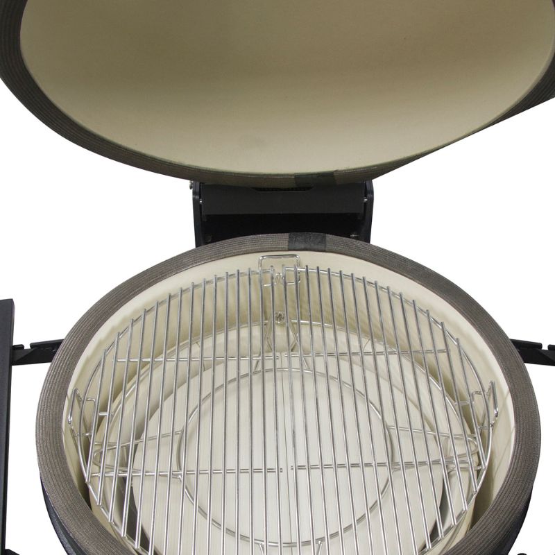 GRLLR Ember Classic 22 inch Kamado Grill, inside view 2