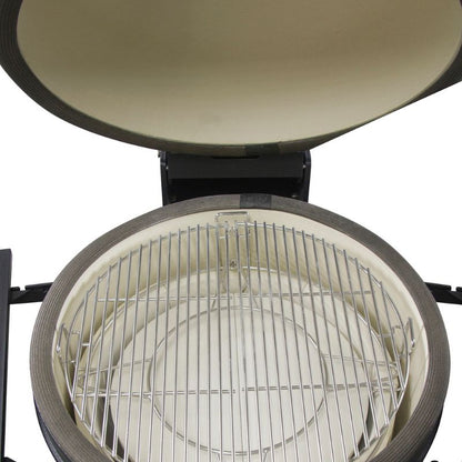 GRLLR Ember Classic 22 inch Kamado Grill, inside view 2