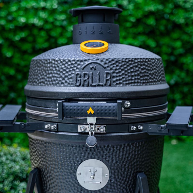 GRLLR Ember Kamado Grill, lifestyle shot 1