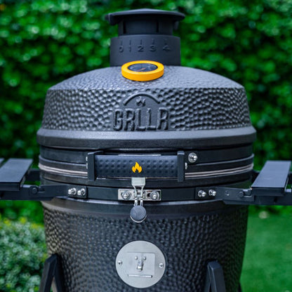 GRLLR Ember Kamado Grill, lifestyle shot 1