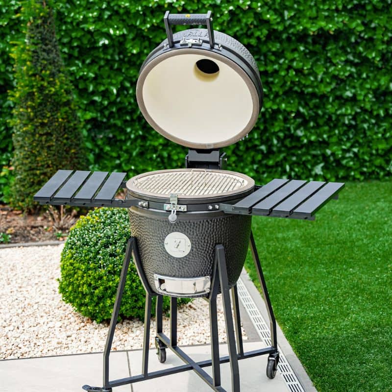 GRLLR Ember Kamado Grill, lifestyle shot 2