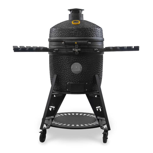GRLLR Ember Pro Kamado Grill in charcoal black