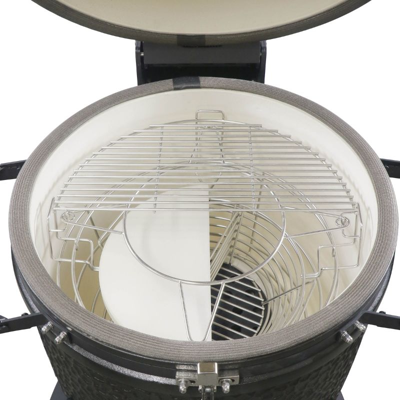 GRLLR Ember Pro Kamado Grill, inside view