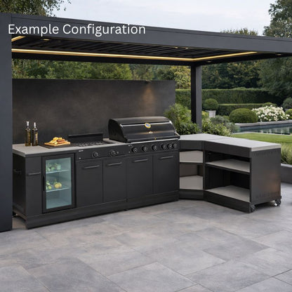 GRLLR Connect example outdoor kitchen configuration