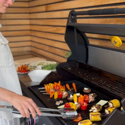 GRLLR Outdoor Kitchen - G5S 5 Burner BBQ, Fridge, Sink & Kamado Unit