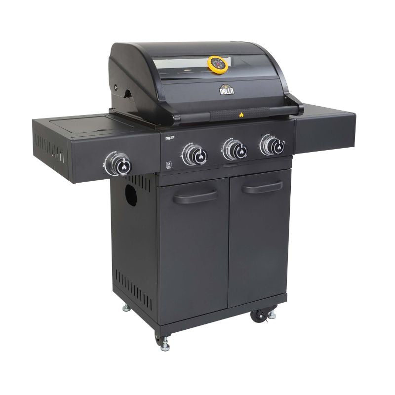 GRLLR Prime G3S gas barbecue, angle view