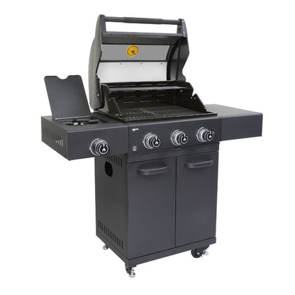 GRLLR Prime G3S gas barbecue, open angle view
