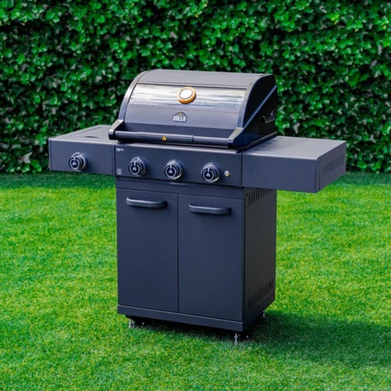 GRLLR Prime G3S gas barbecue on a lawn