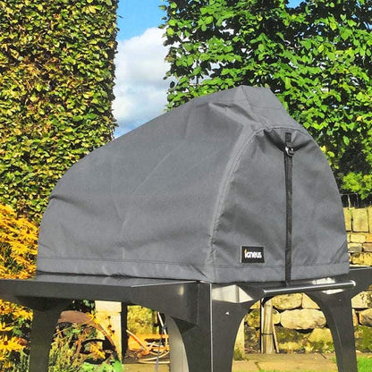 Igneus Classico Pizza Oven Cover protecting the oven