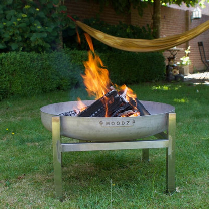 MOODZ Fire Bowl Feet stainless steel, alternate angle