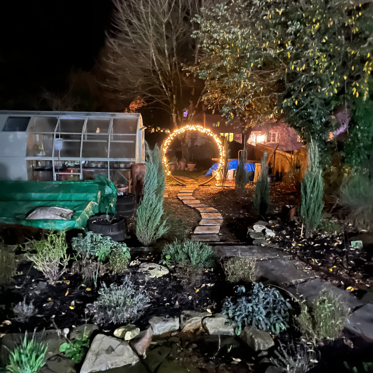 Corten Steel Moongate | 2.2m Garden Arch | Handmade in Britain