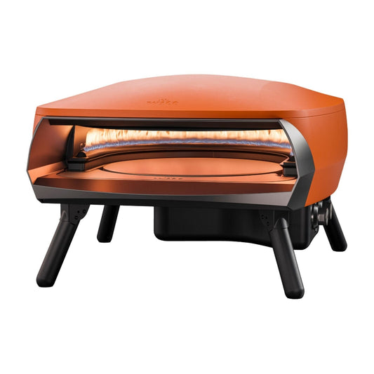 Witt ETNA Rotante 16 inch pizza oven in matte orange