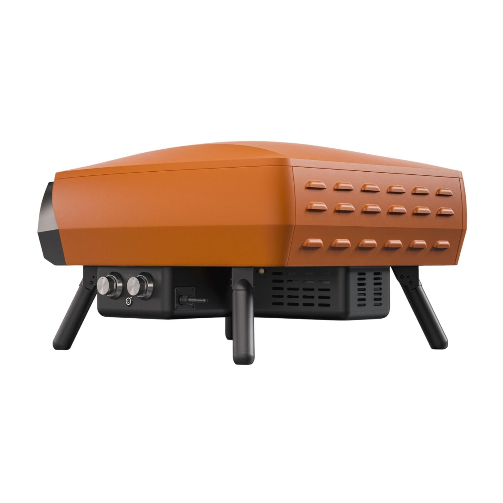 Witt ETNA Rotante 16 inch pizza oven matte orange, alternate view 2