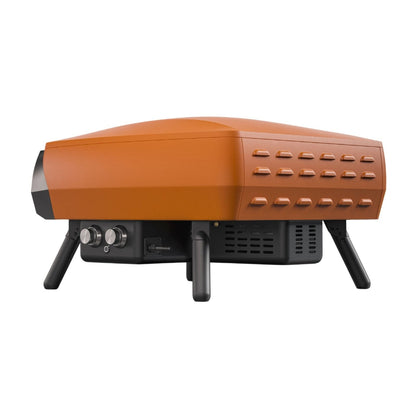 Witt ETNA Rotante 16 inch pizza oven matte orange, alternate view 2