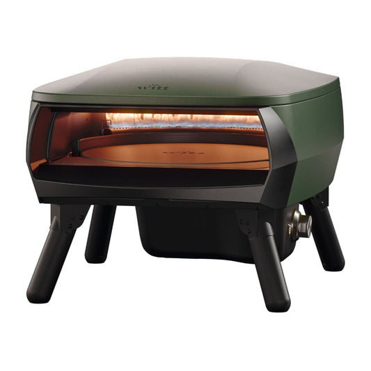 Witt PICCOLO Rotante 13 inch pizza oven in matt green
