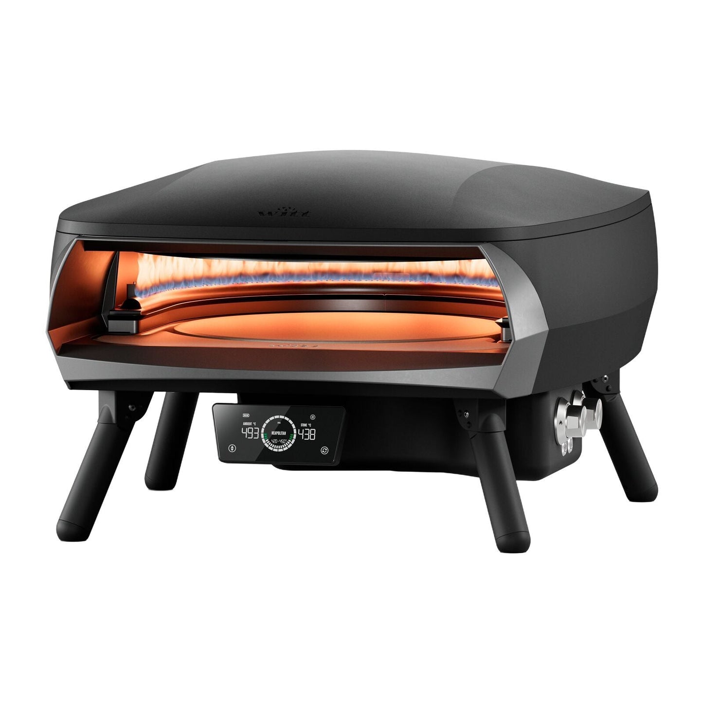 Witt ETNA Rotante Control 16 inch pizza oven black, alternate view 1