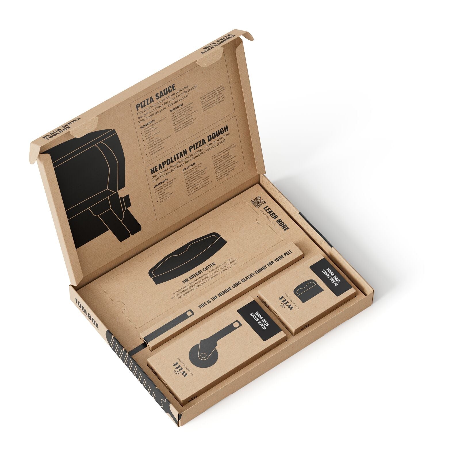 Witt Piccolo Rotante 13 inch pizza oven black, alternate view 1