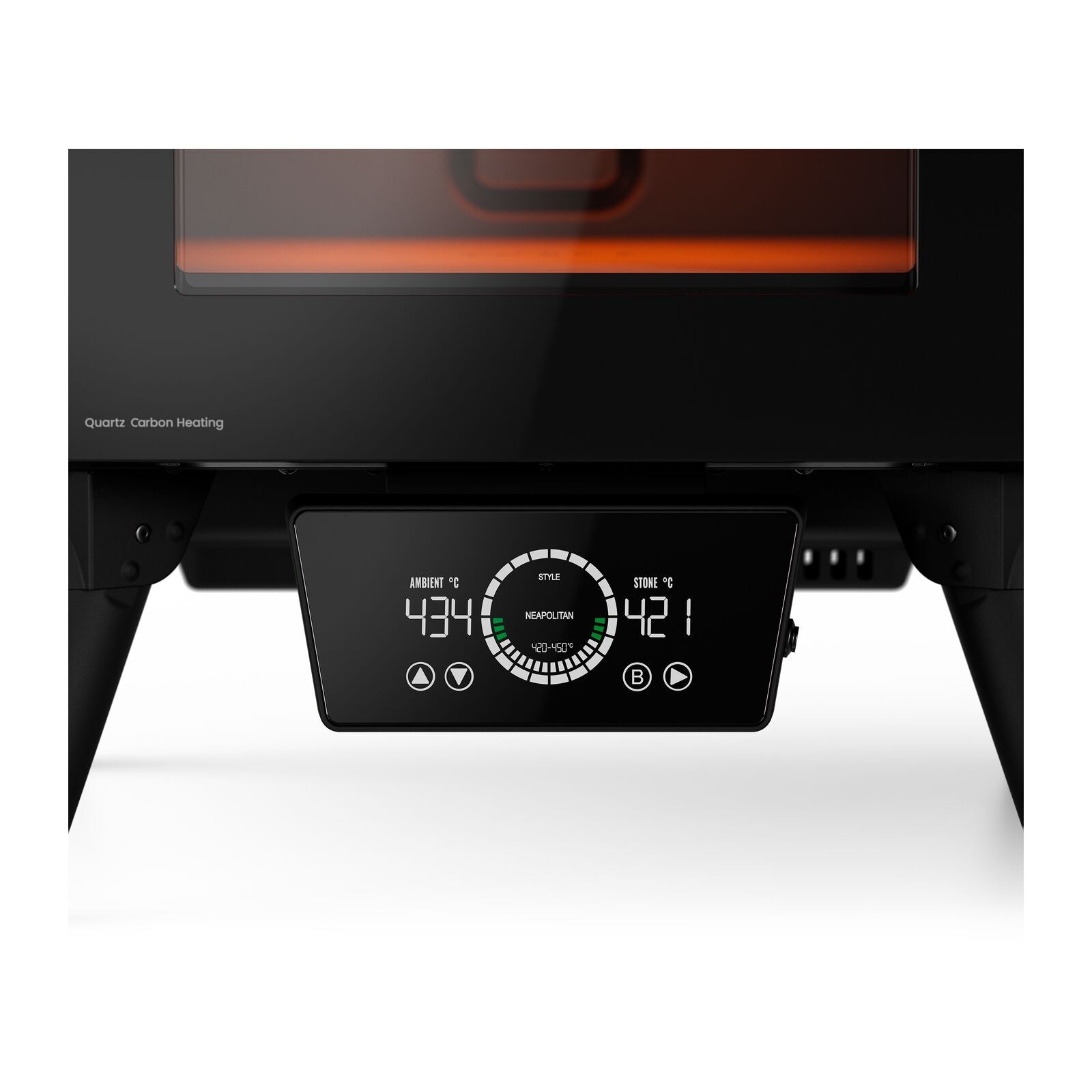 Witt eGNITE Control 13 inch pizza oven black, alternate view 2