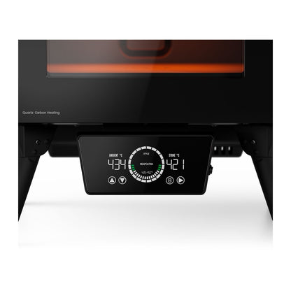 Witt eGNITE Control 13 inch pizza oven black, alternate view 2