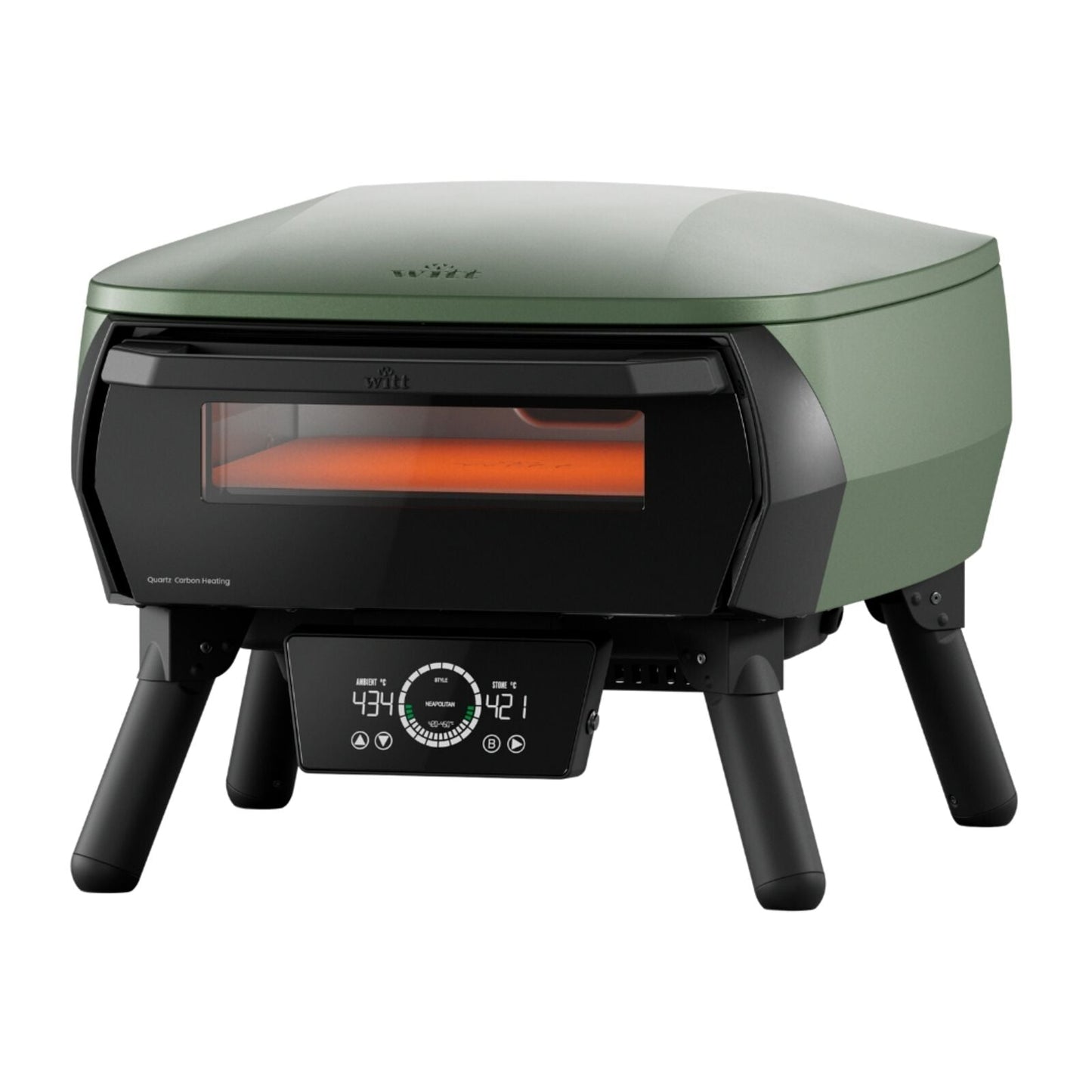 Witt eGNITE Control 13 inch pizza oven in green