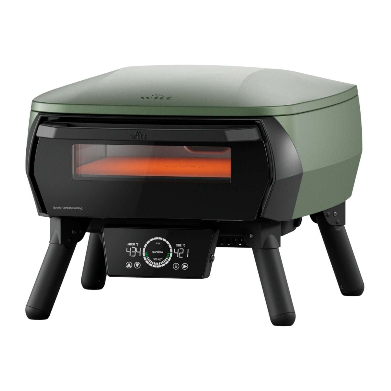 Witt eGNITE Control 13 inch pizza oven in green