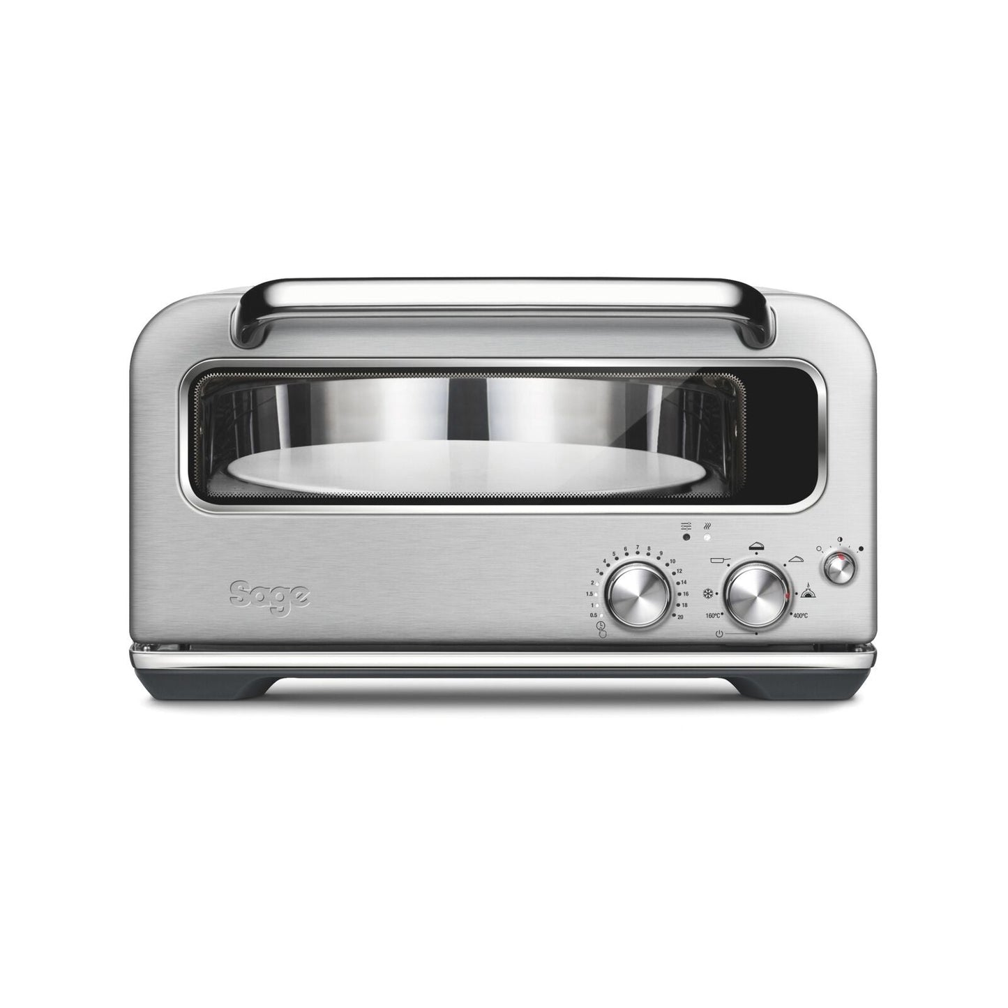 Sage Pizzaiolo compact oven brushed steel, alternate view 1