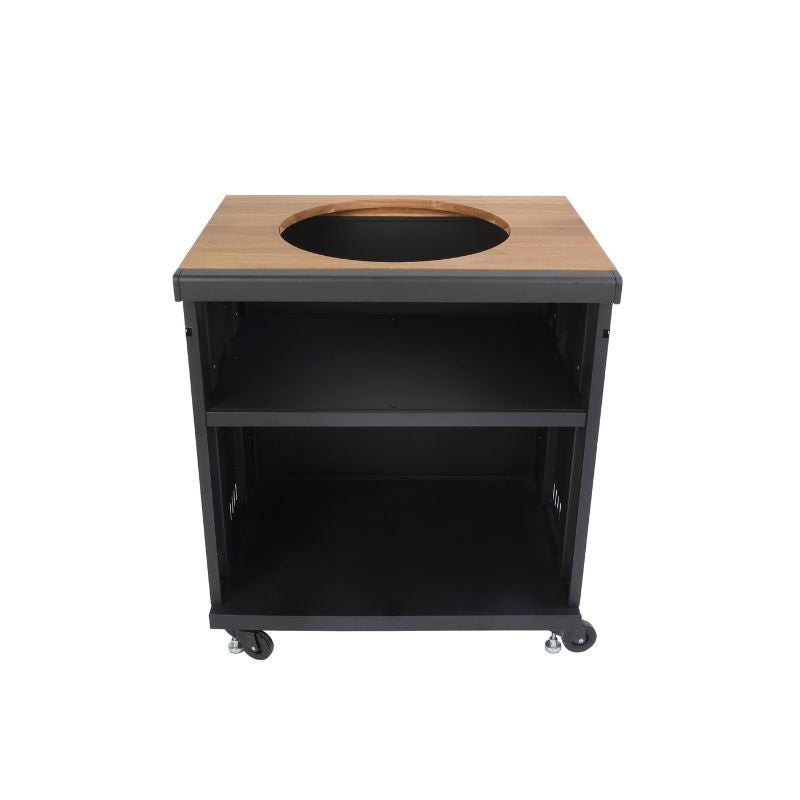 GRLLR wooden kamado worktop for Connect Expansion Unit, alternate view