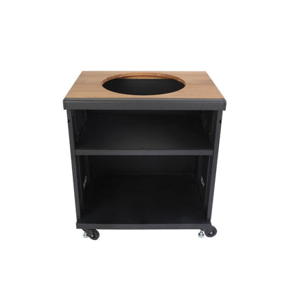 GRLLR wooden kamado worktop for Connect Expansion Unit, alternate view