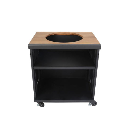 GRLLR wooden kamado worktop for Connect Expansion Unit, alternate view