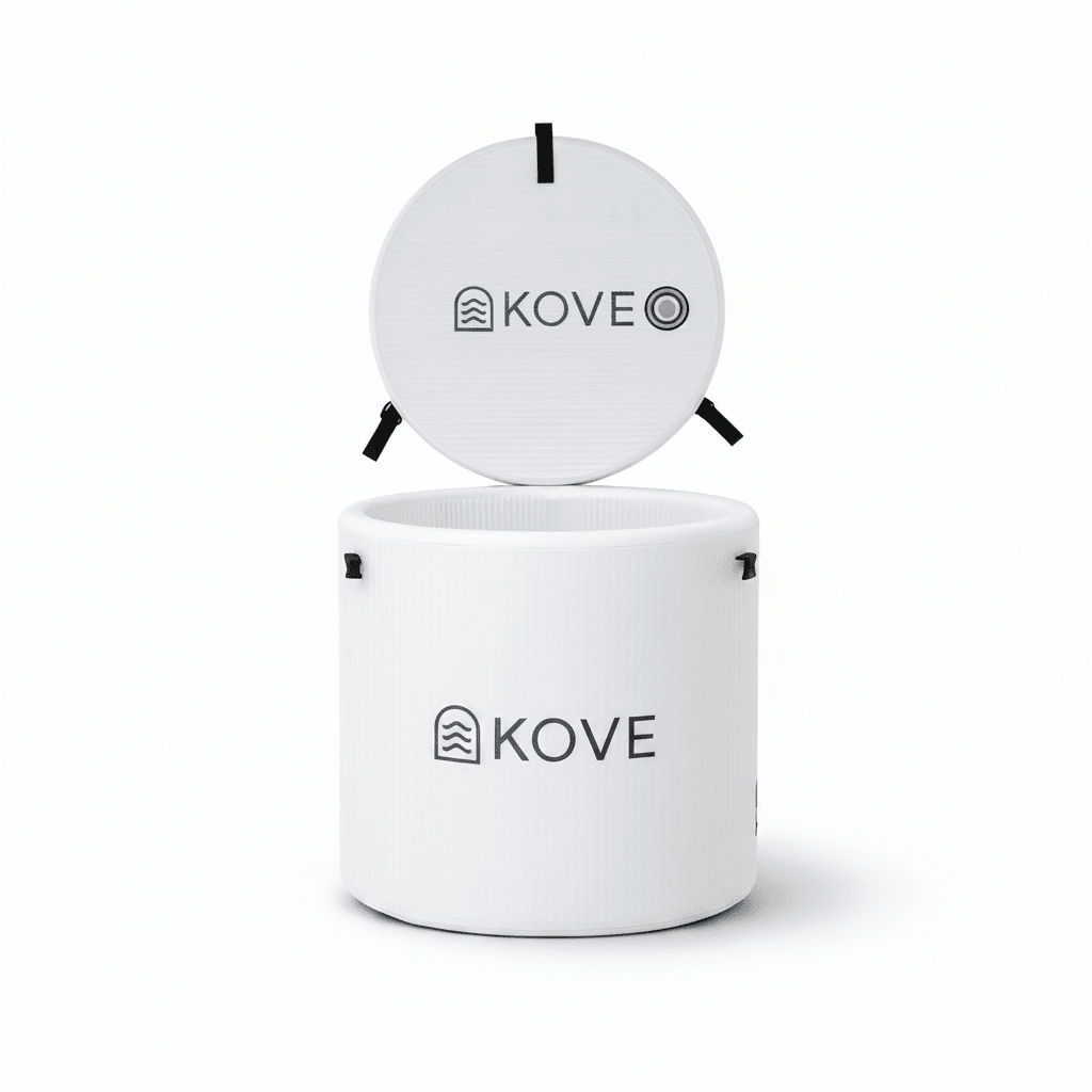 KOVE Core Ice Bath, Upright Cold Plunge, 450L