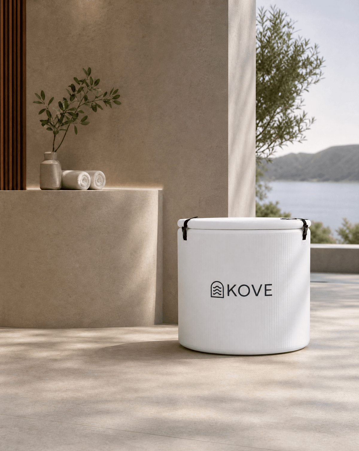 KOVE Core Ice Bath, Upright Cold Plunge, 450L