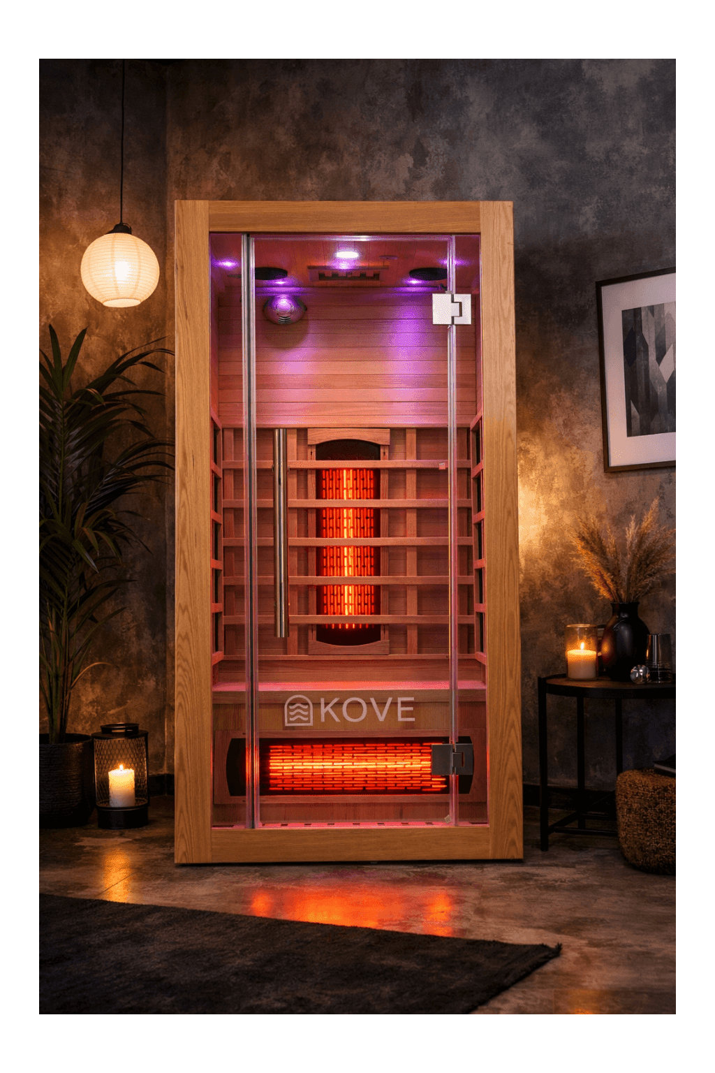 KOVE Infrared Sauna, 1 Person